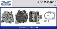 RECOFICIAL 2010A061 - Alternador