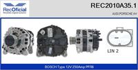 RECOFICIAL 2010A351 - Alternador