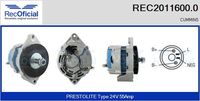 RECOFICIAL 20116000 - Alternador