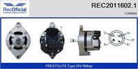 RECOFICIAL REC20116021 - Alternador