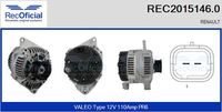 RECOFICIAL 20151460 - Alternador