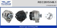 RECOFICIAL 20151491 - Alternador