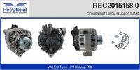 RECOFICIAL 20151580 - Alternador