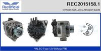 RECOFICIAL 20151581 - Alternador