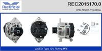 RECOFICIAL 20151700 - Alternador