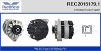 RECOFICIAL REC20151791 - Alternador