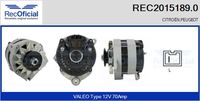 RECOFICIAL 20151890 - Alternador