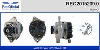 RECOFICIAL 20152090 - Alternador