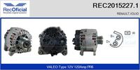 RECOFICIAL REC2015227.1 - Alternador