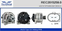 RECOFICIAL 20152590 - Alternador