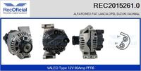 RECOFICIAL 20152610 - Alternador