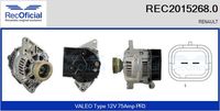 RECOFICIAL 20152680 - Alternador