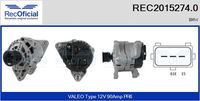 RECOFICIAL 20152740 - Alternador