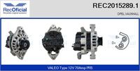 RECOFICIAL 20152891 - Alternador