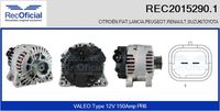 RECOFICIAL 20152901 - Alternador