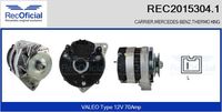 RECOFICIAL 20153041 - Alternador