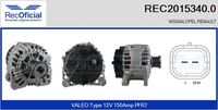 RECOFICIAL REC2015340.0 - Alternador