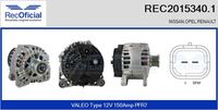 RECOFICIAL 20153401 - Alternador