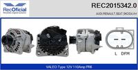 RECOFICIAL 20153420 - Alternador