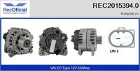 RECOFICIAL 20153940 - Alternador