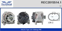 RECOFICIAL 20155141 - Alternador