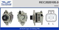 RECOFICIAL REC2020105.0 - Alternador