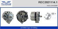 RECOFICIAL REC2021114.1 - Alternador