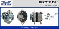 RECOFICIAL REC2021131.1 - Alternador