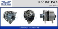 RECOFICIAL REC2021157.0 - Alternador