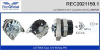 RECOFICIAL 20211591 - Alternador