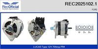 RECOFICIAL REC2025102.1 - Alternador