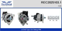 RECOFICIAL REC2025103.1 - Alternador