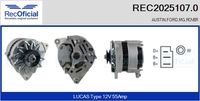 RECOFICIAL REC2025107.0 - Alternador