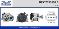 RECOFICIAL REC2030107.0 - Alternador