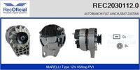 RECOFICIAL 20301120 - Alternador