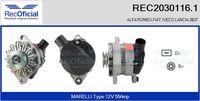 RECOFICIAL 20301161 - Alternador