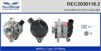 RECOFICIAL REC20301162 - Alternador