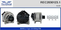 RECOFICIAL REC20301231 - Alternador