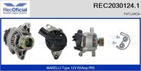 RECOFICIAL REC2030124.1 - Alternador