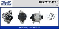 RECOFICIAL REC20301261 - Alternador