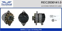 RECOFICIAL REC20301410 - Alternador