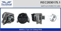 RECOFICIAL REC2030175.1 - Alternador