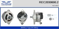 RECOFICIAL REC20306002 - Alternador