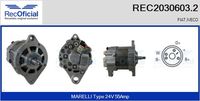 RECOFICIAL REC2030603.2 - Alternador