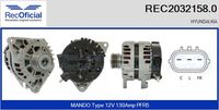 RECOFICIAL 20321580 - Alternador