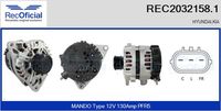 RECOFICIAL 20321581 - Alternador