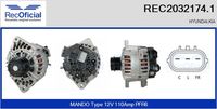 RECOFICIAL 20321741 - Alternador