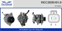 RECOFICIAL 20351010 - Alternador