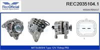 RECOFICIAL 20351041 - Alternador