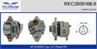 RECOFICIAL 20351060 - Alternador